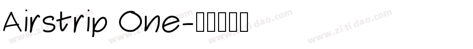 Airstrip One字体转换